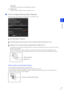 Page 181Setting Page
5
181
[Clear Area]
The detection area configured with [Polygonal] is deleted.
(3) [Display Color] Select the color for detection areas and detection lines.
How to Configure Moving Object Detection
Set the area you want to detect a mo ving object in as a detection area.
This determines how large the moving ob ject must be in relation to the detection area you set in step 2 for motion 
detection to be triggered.
When the setting values or slider is changed, an indicato r representing the...