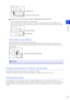 Page 189Setting Page
5
189
Set the size ratio of moving objects for the entire screen.
When the setting values or slider is changed, an indicator representing the object size is displayed for one 
second in the center of the video display area allowing you to check the size ratio while specifying the setting.
Detection Status for Intrusion Detection
All moving objects detected are shown with profile lines.
When [Decision Point] of a moving object larger than [O bject Size (%)] enters a detection area and exceeds...