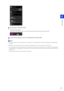 Page 83Camera Viewer
4
83
Audio transmission starts.
The [Audio Transmission] button icon will change to active (purple) while transmitting audio.
Note
 To transmit audio, you must first set [Server] > [Audio Server] > [Audio Reception from Viewer] to [Enable] in the Setting Pag e 
(P. 153).
 While the icon is active (purple),  audio is constantly transmitted even if  you close the [Video and Audio] menu.
 To use the audio function in environments that  use a proxy server, select [Use a proxy server for your...