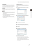 Page 83Record on a Regular Basis (Repeating Weekly Schedules)
83
Setting a Recording Schedule
5
If you initialize the head position (the camera points the 
head forward, reinitializes, and then returns the head to 
the former position) during recording, the image during 
the movement of the head will also be recorded.
When an external camera is connected and [Use External 
Video Input] is enabled, the settings on this dialog box are 
unavailable.
Note
 Clicking the [Settings] button alone does not perform a...