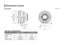 Page 251011
Dimensions of parts
R50.8
60° 30°
∞T22.845.68111622
1.5
CANON
φ114
(4.1)2 x M3
42.2
44.3
2 x M313"
22"
14"
15"
16"
17"
18"19"20"
23"221"
30
 8 7 64'643'9
5
33'63'3
1510
Unit: mm
Filter size ø105
EF mount
Spur gear specifications
Focus drive gear Iris drive gear
Number of teeth 146126
Module 0.80.8
P.C.D. 116.8 mm100.8 mm
Angular rotation 300 degrees36 degrees 