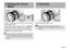 Page 7ENG-6
3. Zooming
To   zoom, turn the zoom ring.
Be sure to finish zooming before focusing.
Changing the zoom ring after focusing can affect
the focus.
To  shoot in autofocus (AF) mode, set the focus
mode switch to AF.
To   use only manual focusing (MF), set the focus
mode switch to MF, and focus by turning the
f ocusing ring. The focusing ring always works,
regardless of the focus mode.
2. Setting the Focus Mode
After autofocusing in ONE SHOT AF mode, focus
manually by pressing the shutter button...