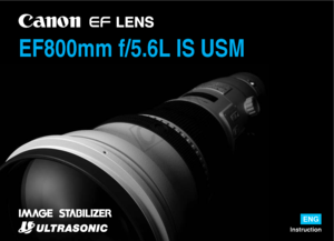 Page 1EF800mm f/5.6L IS USM
Instruction
ENG
COPY  