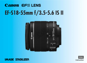 Page 1EF-S18-55mm f/3.5-5.6 IS II
Instruction
ENG
COPY  