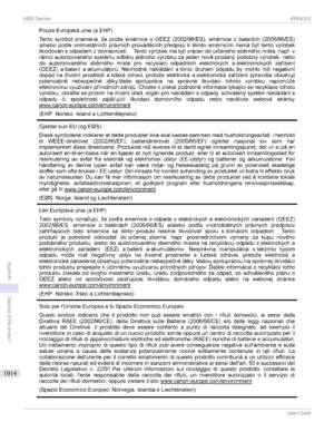 Page 1014WEEEDirectiveiPF00SUser'sGuide

Appendix
Disposaloftheproduct
1014 