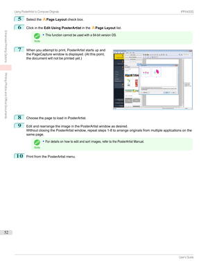 Page 525
SelecttheAPage Layout checkbox.
6
ClickintheEdit Using PosterArtist intheAPage Layout list.
Note
