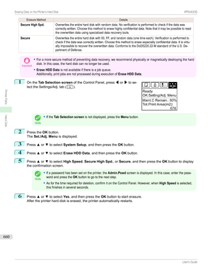 Page 660ErasureMethodDetailsSecure High...