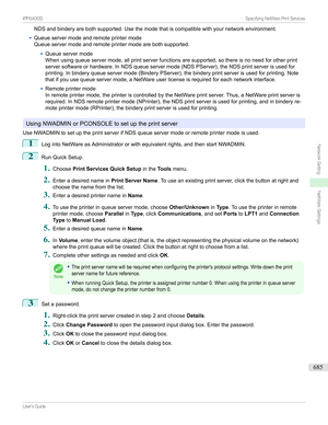 Page 685NDSandbinderyarebothsupported.Usethemodethatiscompatiblewithyournetworkenvironment.