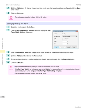 Page 7123
ClicktheAddbutton.Tochangetheunitcostofamediatypethathasalreadybeenconfigured,clickthe Over-
write button.
4
Clickthe OKbutton.
Important
