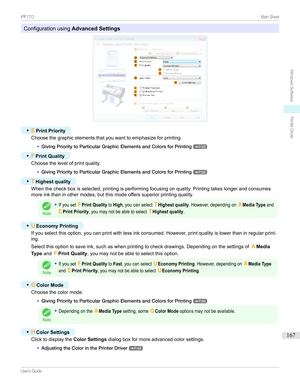 Page 167ConfigurationusingAdvanced Settings
