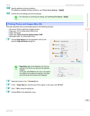 Page 3310
Specifyadditionalprintingconditions.
Fordetailsonavailableprintingconditions, seePrinterDriverSettings .
