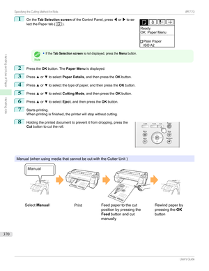 Page 3701
Onthe Tab Selection screen oftheControlPanel,press /