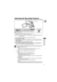 Page 47
47
Advanced Features
Recording Programs
E
Selecting the Recording Program
Set the camcorder to a recording mode (  
or  ) and use the mode switch to choose 
one of the following recording program categories:
: Automatic mode
: Program AE (P) ( 48), Shutter-Priority AE (Tv) ( 49) or 
Aperture-Priority AE (Av) ( 50) can be selected. (Scene): Portrait, Sports, Night, Snow, Beach, Sunset, Spotlight, or Fireworks can be  selected ( 46).
To select a specific recording program after choosing   or  :
1. Press...