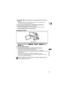 Page 99
99
Disc Finalization
E
4. Select ( ,  ) one character at a time and press ( ) to add it to the title.
• Select [BACKSPACE] and press ( ) to delete the last character in the title.
• You can set a title up to 20 characters long.
5. Once you finish editing the ti tle, select [SET] and press ( ).
6. Select [YES] and press ( ) to save the title.
Select [NO] and press ( ) to cancel the operation and return to the menu.
7. Press the MENU button to close the menu.
Finalizing the Disc
1. Set the camcorder...