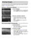 Page 138138
You can choose images and then erase them in groups. Since erased images 
cannot be recovered, exercise adequate caution before erasing. Protected 
images (p. 134) cannot be erased.
Choose a Selection Method
Choose [Erase].
zPress the n button to choose [Erase] 
from the 1 tab, then press the m button.
Choose a selection method.
zPress the op buttons to choose a 
selection method, then press the m 
button.
zPress the n button to restore the 
menu screen.
Choosing Images Individually
Choose [Select]....