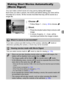 Page 6767
You can make a short movie of a day just by taking still images.
Each time you take a picture, the scene just before taking your shot will be 
recorded as a movie. All the movies recorded that day will be saved as a 
single file.
Choose .
zFollow Steps 1 – 2 on p. 64 to choose  .
Shoot.
zPress the shutter button fully to shoot a still 
image.
XA movie of approx. 2 – 4 sec. will be 
recorded just before the image is taken.
Making Short Movies Automatically 
(Movie Digest)
What if a movie is not...