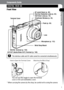 Page 1513
Components Guide
Components Guide
Front View 
* When carrying the camera by the strap, be careful not to swing the camera 
or catch it on other items.
DIGITAL IXUS 40
AF-assist Beam (p. 48)
Red-Eye Reduction Lamp (p. 65)
Self-timer Lamp (p. 76)
Flash (p. 64)
Lens
Microphone (p. 112)
Wrist Strap Mount
Viewfinder Window (p. 45)
DIGITAL Terminal (p. 134)
A/V OUT (Audio/Video OUT) Terminal (p. 140)Terminal Cover
The interface cable and AV cable cannot be connected simultaneously. 
Attaching the Wrist...