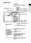 Page 1715
Components Guide
Operation Panel 
ON/OFF Button (p. 36)
Shutter Button (p. 47)
 (Light Metering) Button (p. 90)/ Button
 (Flash) Button (p. 64)/
 Button 
 (Single Image Erase) Button (p. 119)/ (Continuous) Button (p. 73)/ (Self-timer) Button (p. 76)/
 Button
Mode Switch (p. 38)
 (Macro) /   (Infinity) Button (p. 68)/
 Button
FUNC./SET (Function/Set) Button 
(p. 49)
MENU Button (p. 50)
Indicators (p. 19)
 (Print/Share) 
Button (p. 20)
Power LampLights when the power is on or transmission 
preparations...