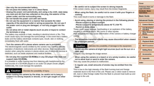 Page 88
1
2
3
4
5
6
7
8
9
Preliminary Notes and 
Legal Information
Advanced Guide
Camera Basics
Auto Mode/Hybrid 
Auto Mode
Other Shooting 
Modes
Playback Mode
Wi-Fi Functions
Setting Menu
Accessories
Appendix
Index
Basic Guide
P Mode
Cover 
Contents: Basic 
Operations
•	 Use	only	the	recommended	battery.
•	 Do	not	place	the	battery	near	or	in	direct	flame.
•	 Unplug the power cord periodically, and using a dry cloth, wipe away 
any dust and dirt that has collected on the plug, the exterior of the 
power...