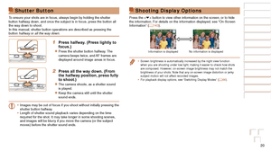 Page 2020
Before Use
Basic Guide
Advanced Guide
Camera Basics
Auto Mode / Hybrid 
Auto Mode
Other Shooting 
Modes
P Mode
Playback Mode
Wi-Fi Functions
Setting Menu
Accessories
Appendix
Index
Before Use
Basic Guide
Advanced Guide
Camera Basics
Auto Mode / Hybrid 
Auto Mode
Other Shooting 
Modes
P Mode
Playback Mode
Wi-Fi Functions
Setting Menu
Accessories
Appendix
Index
Shutter Button
To ensure your shots are in focus, always begin by holding the shutter 
button halfway down, and once the subject is in focus,...