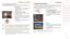 Page 3232
Before	Use
Basic	Guide
Advanced	Guide
Camera	Basics
Auto	Mode	/	Hybrid	Auto	Mode
Other	Shooting	Modes
P	Mode
Playback	Mode
Wi-Fi	Functions
Setting	Menu
Accessories
Appendix
Index
Still ImagesMovies
Customizing	the	Self-TimerYou can specify the delay (0 – 30 seconds) and number of shots (1 –\
 10).
1	 Choose	[$].
zzFollowing step 1 in “Using the Self-Timer” 
(=  31), choose [$] and press the 
 button.
2	 Configure	the	setting.
zzPress the  buttons to choose 
[Delay] or [Shots].
zzPress the  buttons to...