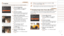 Page 8181
Still Images
Cropping
You can specify a portion of an image to save as a separate image file.
1	 Choose	[Cropping].
zzPress the  button, and then 
choose [Cropping] on the [1] tab 
(=
  21).
2	 Choose	an	image.
zzPress the  buttons to choose an 
image, and then press the < m> button.
3	 Adjust	the	cropping	area.
zzA frame is displayed around the portion of 
the image to be cropped.
zzThe original image is shown in the upper 
left, and a preview of the image as 
cropped is shown in the lower right....