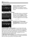 Page 196196
3 Setting the Flash
 Wireless functions
Wireless (multiple) flash shooting is 
possible with radio or optical 
transmission. For details on wireless 
flash, refer to the Speedlite’s instruction 
manual.
  Flash zoom (Flash coverage)
With Speedlites having a zooming flash 
head, you can set the flash coverage. 
Normally, set this to [AUTO] so that the 
camera will automatically set the flash 
coverage to match the lens focal length.
  Shutter synchronization
Normally, set this to [First-curtain...