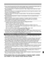 Page 401401
• If you drop the equipment and the casing breaks open to expose the internal parts, do 
not touch the internal parts due to the possibility of electrical shock.
• Do not disassemble or modify the equipment. High-voltage internal parts can cause  electrical shock.
• Do not look at the sun or an extremely bright  light source through the camera or lens. 
Doing so may damage your vision.
• Keep the camera from the reach of small  children. The neck strap can accidentally 
choke the child.
• Do not...