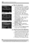 Page 108108
3 Fine Adjustment of AF’s Point of Focus N
4Make the adjustment.
 For a zoom lens, turn the  dial and 
select the wide-angle (W) or telephoto (T) 
end. Pressing <
0> will turn off the purple 
frame and make the  adjustment possible.
 Turn the < 5> dial to adjust as 
desired, then press . The 
adjustable range is ±20 steps.
  Setting it toward “–: ” will shift the 
point of focus in front of the standard 
point of focus.
  Setting it toward “+: ” will shift the 
point of focus to the rear of the...