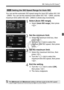 Page 127127
i: Setting the ISO Speed N
You can set the automatic ISO speed range for Auto ISO within ISO 100 
- 25600. You can set the minimum lim it within ISO 100 - 12800, and the 
maximum limit within ISO 200 -  25600 in whole-stop increments.
1Select [Auto ISO range].
 Select [Auto ISO range ], then press 
< 0 >.
2Set the minimum limit.
  Select the minimum limit box, then 
press < 0>.
  Turn the < 5> dial to select the 
minimum limit ISO speed, then press 
< 0 >.
3Set the maximum limit.
  Select the maximum...