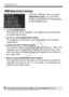 Page 252252
u Magnified View
Under the [ 33] tab, when you select 
[Magnificatn (apx)], you can set the 
starting magnification and initial position 
for the magnified view.
  1x (no magnification)
The image will not be magnified.  The magnified view will start with 
the single-image display.
  2x, 4x, 8x, 10x (magnify from center)
The magnified view will start at  the image center at the selected 
magnification.
  Actual size (from selected point)
The recorded image’s pixels will be  displayed at approx. 100%....