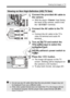 Page 271271
Viewing the Images on TV
1Connect the provided AV cable to 
the camera.
 With the plug’s < Canon> logo facing 
the back of the camera, insert it into 
the < q > terminal.
2Connect the AV cable to the TV 
set.
 Connect the AV cable to the TV’s 
video IN terminal and audio IN 
terminal.
3Turn on the TV and switch the 
TV’s video input to select the 
connected port.
4Set the camera’s power switch to 
.
5Press the < x> button.
XThe image will appear on the TV 
screen. (Nothing will be displayed on 
the...