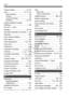 Page 398398
Index
Camera shake .......................... 42, 43
Card .................................... 1 5, 31, 53
Card reminder ............................ 32
Format ............... ......................... 53
Low-level format ......................... 54
Problem ................. ............... 33, 54
Center-weighted average 
metering ................. ....................... 168
CF card  9 Card
Charger .................. ................... 26, 28
Chromatic aberration correction ... 148...