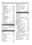 Page 402402
Index
PowerAuto power off ............................ 55
Battery check......... ............. 35, 338
Battery info ........ ....................... 338
Household power ..................... 342
Possible shots ....... ..... 35, 121, 199
Recharge .................................... 28
Recharge performance............. 338
Pressing completely........................ 44
Pressing halfway............................. 44
Printing.......................................... 295 Layout.......................