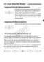 Page 7575
Although this is the same as single-point AF, the 
selected AF point  covers a smaller area to 
focus. Effective for pinpoint focusing of 
overlapping subjects such  as an animal in a cage.
Since Spot AF covers a very small area, focusing 
may be difficult during han d-held shooting or for a 
moving subject.
Select one AF point < S> to be used for focusing.
The manually-selected AF point < S> and adjacent AF points < w> 
(above, below, on the left and on the  right) are used to focus. Effective 
when...