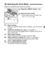 Page 8181
Single and continuous drive modes are provided.
1Press the  button. (9 )
2Select the drive mode.
 While looking at the LCD panel, turn 
the < 6> or < 5> dial.
u : Single shooting
When you press the shutter button completely, only one shot will 
be taken.
i :Continuous shooting  (Max. approx. 4.5 shots/sec.)
While you hold down the shutter button completely, shots will be 
taken continuously.
B :Silent single shooting
Single shooting with less shooting sound than < u>.
M :Silent continuous shooting...