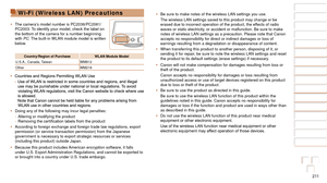 Page 2112 11
1
2
3
4
5
6
7
8
9
10
Cover 
Before Use
Common Camera 
Operations
Advanced Guide
Camera Basics
Auto Mode / 
Hybrid Auto Mode
Other Shooting 
Modes
Tv, Av, M, and 
C Mode
Playback Mode
Wi-Fi Functions
Setting Menu
Accessories
Appendix
Index
Basic Guide
P Mode
•	 Be sure to make notes of the wireless LAN settings you use.
The wireless LAN settings saved to this product may change or be 
erased due to incorrect operation of the product, the effects of radio 
waves or static electricity, or accident or...