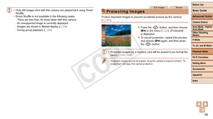 Page 98Before Use
Basic Guide
Advanced Guide
Camera Basics
Auto Mode / Hybrid 
Auto Mode
Other Shooting 
Modes
P Mode
Tv, Av, and M Mode
Playback Mode
Wi-Fi Functions
Setting Menu
Accessories
Appendix
Index
98
Before Use
Basic Guide
Advanced Guide
Camera Basics
Auto Mode / Hybrid 
Auto Mode
Other Shooting 
Modes
P Mode
Tv, Av, and M Mode
Playback Mode
Wi-Fi Functions
Setting Menu
Accessories
Appendix
Index
•	Only still images shot with this camera are played back using Smart 
Shuffle.
•	 Smart Shuffle is not...