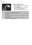 Page 112Editing
112
Save the edited movie.
zPress the op buttons to choose  , then 
press the  m button.
zPress the qr  buttons to choose [New 
File], then press the  m button.
XThe movie will be saved as a new file.
•When [Overwrite] is chosen in Step 4, the unedited movie is overwritten 
with the edited movie, erasing the original.
• When there is not enough space left on the memory card, only [Overwrite] 
can be chosen.
• If the battery is depleted partway through saving, the edited movie clips 
may not be...