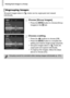 Page 122Viewing Each Image in a Group
122
Grouped images taken in   mode can be ungrouped and viewed 
individually.
Choose [Group Images].
zPress the n button to choose [Group 
Images] in the 1  tab.
Choose a setting.
zPress the qr buttons to choose [Off].zPress the n  button to complete the 
setting and restore single image playback.
XGrouped images taken in   mode are 
ungrouped and appear individually.
zTo regroup the images, follow the steps 
above to choose [On].
Ungrouping Images
Grouping cannot be...