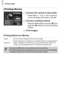 Page 148Printing Images
148
Connect the camera to the printer.
zFollow Steps 1 – 6 on p. 142 to choose a 
movie and display the screen on the left.
Choose a printing method.
zPress the op buttons to choose  , then 
press the qr  buttons to choose a printing 
method.
Print images.
Printing Options for Movies
Printing Movies
Single Prints currently displayed scene as a still image.
Sequence Prints a sequence of images from a specified scene on a single sheet of 
paper. If [Caption] is set to [On], you can print...