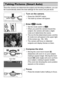 Page 2626
Since the camera can determine the subject and shooting conditions, you can 
let it automatically select the best settings for the scene and just shoot.
Turn on the camera.
zPress the ON/OFF button.XThe start-up screen will appear.
Enter A mode.
zSet the mode switch to  A.zWhen you point the camera toward the 
subject, the camera will make a slight 
noise as it determines the scene.
XThe icon for the determined scene, and the 
IS mode icon will appear in the upper right 
of the screen (pp. 184, 185)....