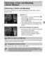 Page 7373
The camera will shoot, even without pressing the shutter button, when it 
detects a smile.
Choose .
zFollow Steps 1 – 2 on p. 62 to choose  , 
then press the p button.
zPress the  qr buttons to choose  , then 
press the  m button.
XThe camera will enter shooting stand-by, 
and [Smile Detection on] will appear on the 
screen.
Point the camera at a person.
zEach time the camera detects a smile it will 
shoot after the lamp lights.
zPress the q  button to pause smile 
detection. Press the  q button again...