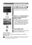 Page 120118
Protecting Images
You can protect important images and movies from accidental erasure.
To Cancel Protection
After step 1, select an image to remove protection from and press the 
FUNC./SET button.
Please note that formatting (initializing) an SD card erases all data, 
including protected images (p. 28).
1In the   (Play) menu, select   
and press the FUNC./SET button.
See Selecting Menus and Settings (p. 49).
2Use the   or   button to select an 
image to protect and press the 
FUNC./SET button.
 The...