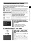 Page 139137
Connecting the Camera to a Computer
Downloading Images by Direct Transfer
Use this method to download images using camera operations. 
Install the supplied software and adjust the computer settings before using 
this method for the first time (p. 134).   
All Images/New Images/DPOF Trans. Images 
All ImagesTransfers and saves all images to the computer. 
New ImagesTransfers and saves to the computer only the 
images that have not been previously transferred.
DPOF Trans. ImagesTransfers and saves to...