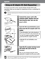 Page 156154
Appendix
Using an AC Adapter Kit (Sold Separately)
It is best to power the camera with AC Adapter Kit ACK-DC10 (sold 
separately) when you are using it for long periods of time or connecting it to 
a computer.
Turn the camera power off before connecting or disconnecting the AC 
adapter.
Use of an AC adapter kit other than ACK-DC10 (sold separately) may 
cause a malfunction in the camera or kit.
1Connect the power cord to the 
compact power adapter first and 
then plug the other end into the 
power...