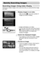 Page 120
120
Searching Images Using Index Display
Displaying multiple images at the same time lets you quickly find the image 
you want.
Display images in an index.
zAfter touching  , touch the number of 
images you want to display.
XImages will display in an index.zYou can also move the zoom lever toward 
g to display images in an index. Move the 
zoom lever toward  k to reduce the 
number of images.
Switch the displayed images.
zIf you drag up or down the screen, images 
will switch with the movement of your...