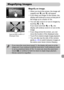 Page 127
127
Magnify an image.
zWhen you touch the screen, the image will 
magnify and   and   will appear.
zIf you keep your finger on the screen, the 
display will continue to zoom on that part of 
the image up to a factor of 10x.
zYou can also zoom in or out on images by 
touching  or .
If you touch and hold   or  , the 
display will continue zoom in or out on the 
image.
zIf you drag across the screen, you can 
move the location of the displayed area.
zTouch Ú to restore single image playback.zYou can also...