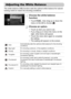 Page 86
86
The white balance (WB) function sets the optimal white balance for natural 
looking colors to match the shooting conditions.
Choose the white balance 
function.
zTouch ø, then drag up or down the 
menu on the left to choose  .
Choose an option.
zTouch an item you want to set.zIf you drag up or down the menu on the 
right, other items will appear.
zTouch the menu item again to complete 
the setting.
XThe setting will appear on the screen.
Adjusting the White Balance
Auto Automatically sets the optimal...