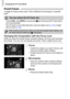 Page 96
Changing the AF Frame Mode
96
Fixed Frame
A single AF frame will be used. This is effective for focusing on a specific 
point.
Changing the Composition with the Focus Lock
While you keep the shutter button pressed halfway, the focus and exposure 
are locked. You can now recompose and shoot. This is called Focus Lock.
Focus.
zCenter the subject you want in focus, and 
press the shutter button halfway.
zConfirm that the AF frame on the subject is 
green.
Recompose.
zKeep the shutter button pressed halfway...